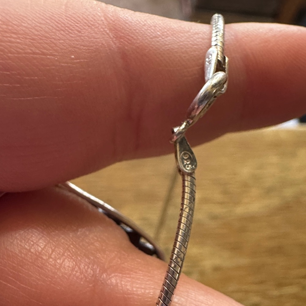 Consignment Item.. Sterling Silver Black And White Diamond View 4